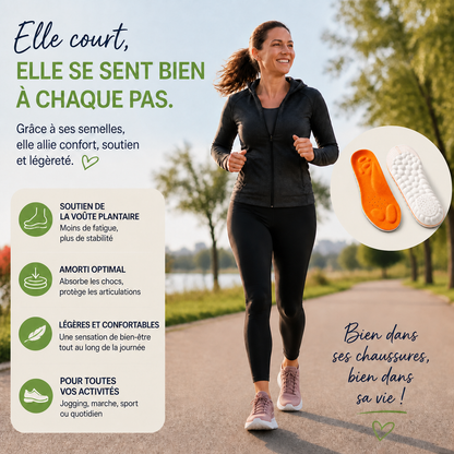 Semelles Sport Confort Latex