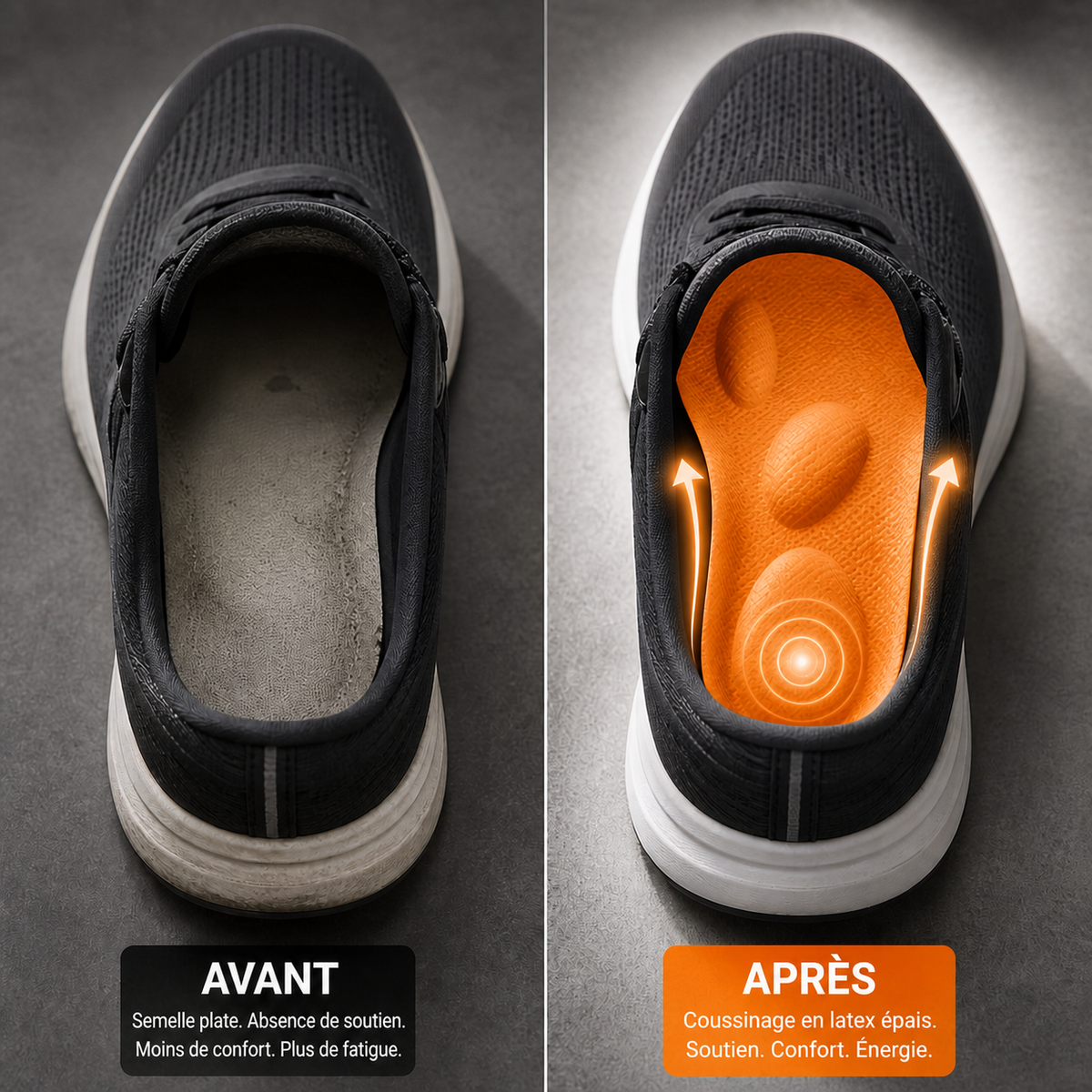 Semelles Sport Confort Latex